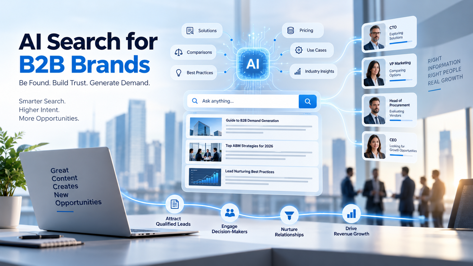 AI Search for B2B Brands in 2026: 7 Strategies to Get Found
