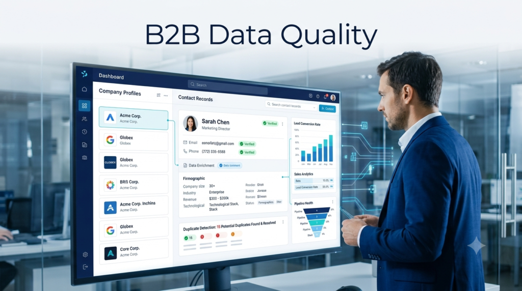 B2B Data Quality in 2026: Accuracy, Freshness & Validation Guide